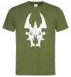 Мужская футболка Shadow fiend Оливковый фото