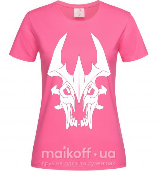 Женская футболка Shadow fiend Ярко-розовый фото