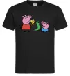Мужская футболка Пеппа і Джордж з іграшками Черный фото
