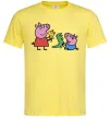 Мужская футболка Пеппа і Джордж з іграшками Лимонный фото
