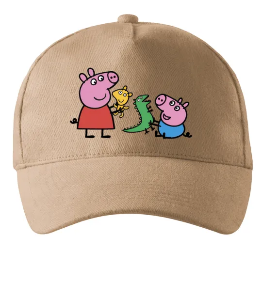 Кепка Пеппа і Джордж з іграшками Пісочний фото