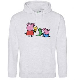 Жіноча толстовка (худі) Пеппа і Джордж з іграшками