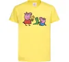 Детская футболка Пеппа і Джордж з іграшками Лимонный фото