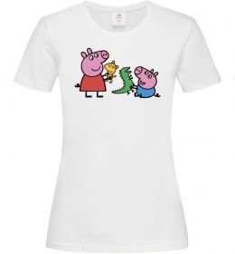 Жіноча футболка Пеппа і Джордж з іграшками