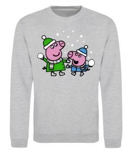 Світшот Пеппа і Джордж грають в сніжки