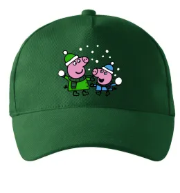 Кепка Beatiful mummy pig Темно-синий фото