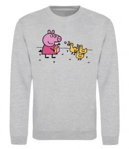 Свитшот Пеппа кормить качечок