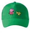 Кепка Пеппа кормить качечок Зеленый фото