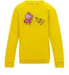 Детский Свитшот Пеппа кормить качечок Солнечно желтый фото