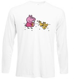 Лонгслив Пеппа кормить качечок