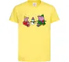 Детская футболка Сім'я зліпила сніговика Лимонный фото