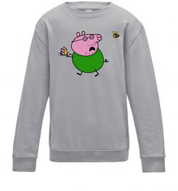 Дитячий світшот Папа Свин і тортик