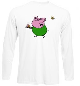 Лонгслив Папа Свин і тортик