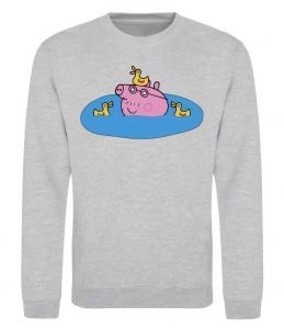 Свитшот Папа Свин і качечки