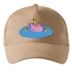 Кепка Папа Свин і качечки Пісочний фото