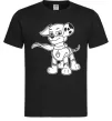 Чоловіча футболка Маршал супер герой Чорний фото