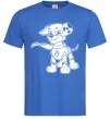Чоловіча футболка Маршал супер герой Яскраво-синій фото
