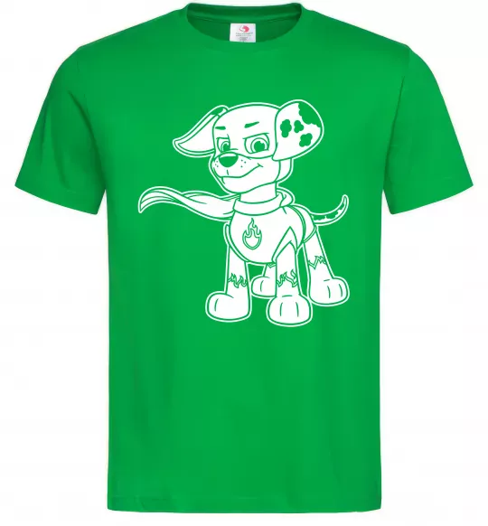 Чоловіча футболка Маршал супер герой Зелений фото