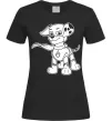 Жіноча футболка Маршал супер герой Чорний фото