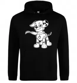 Женская толстовка (худи) Маршал супер герой Черный фото