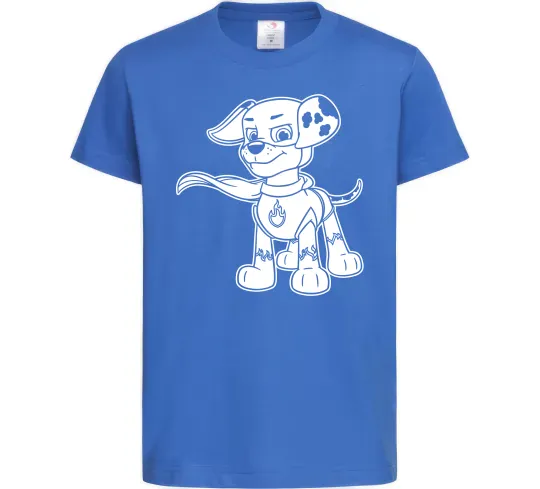 Дитяча футболка Маршал супер герой Яскраво-синій фото