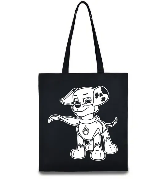 Эко-сумка Маршал супер герой Черный фото