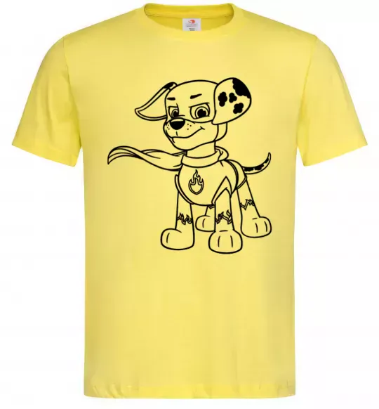 Чоловіча футболка Маршал супер герой Лимонний фото