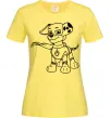 Жіноча футболка Маршал супер герой Лимонний фото