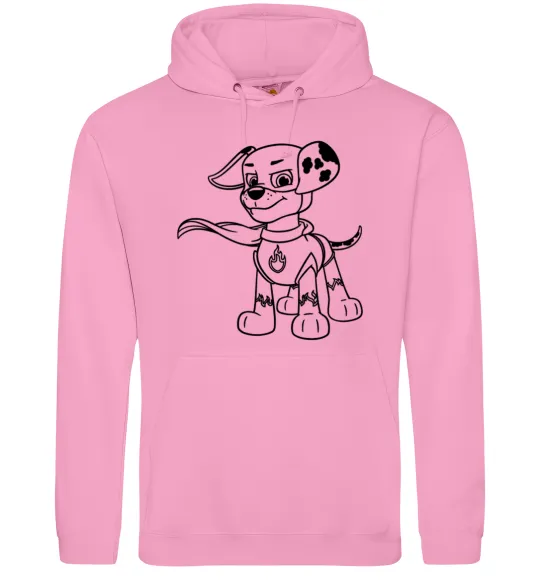 Женская толстовка (худи) Маршал супер герой Розовый фото