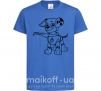 Детская футболка Маршал супер герой Ярко-синий фото