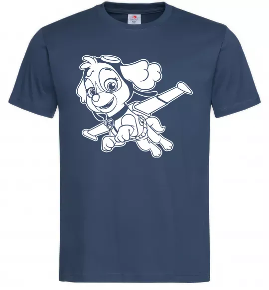 Мужская футболка Скай Темно-синий фото