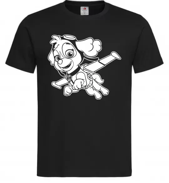 Мужская футболка Скай Черный фото