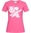 Жіноча футболка Скай Яскраво-рожевий фото