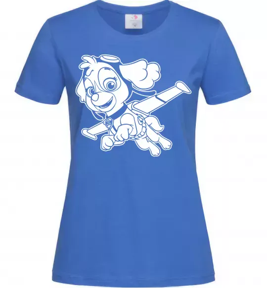 Жіноча футболка Скай Яскраво-синій фото