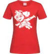 Жіноча футболка Скай Червоний фото