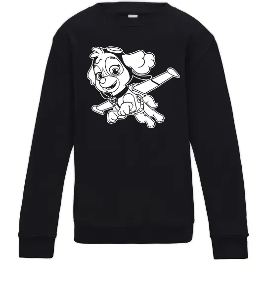 Детский Свитшот Скай Черный фото