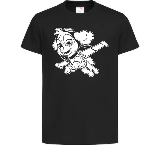 Дитяча футболка Скай Чорний фото