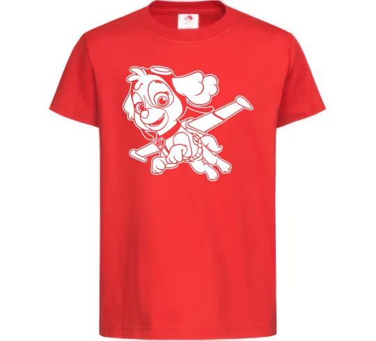 Дитяча футболка Скай Червоний фото