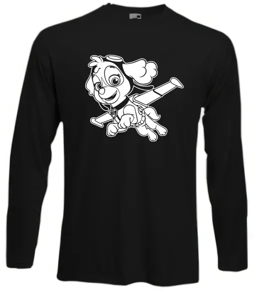 Лонгслів Скай Чорний фото