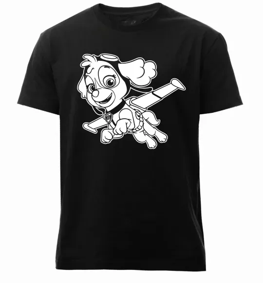 Чоловіча преміум футболка Скай Чорний фото