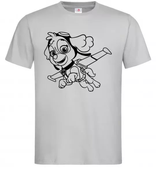 Мужская футболка Скай Серый фото