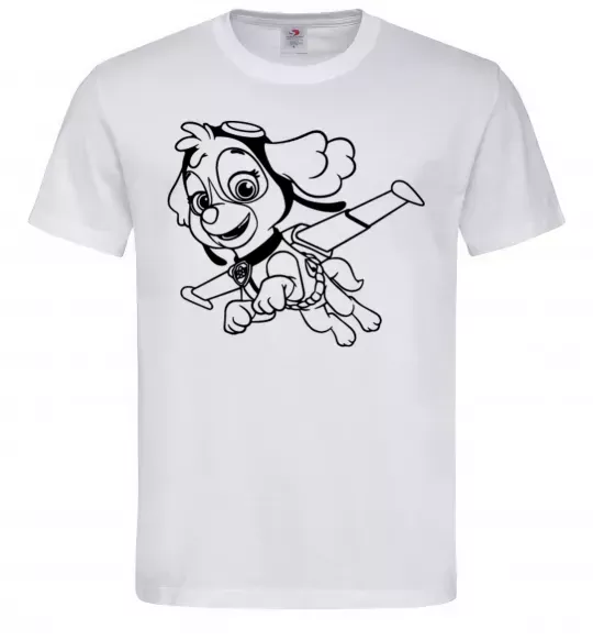 Мужская футболка Скай Белый фото