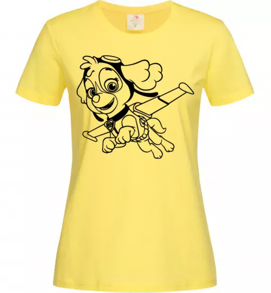 Жіноча футболка Скай Лимонний фото