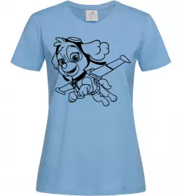 Жіноча футболка Скай Блакитний фото