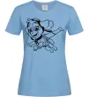 Жіноча футболка Скай Блакитний фото