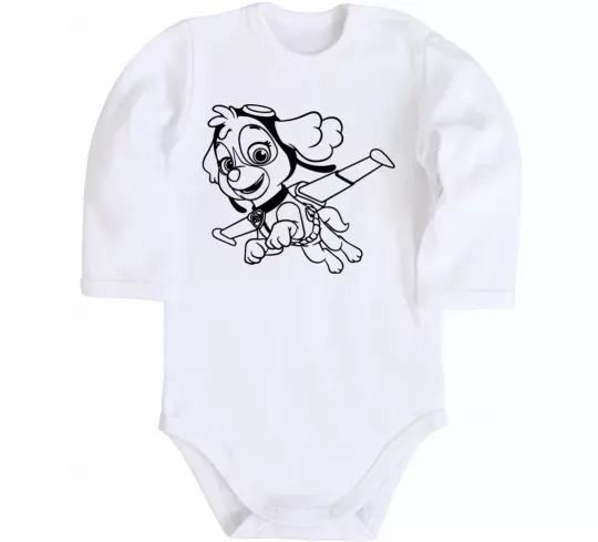 Детский боди Скай Белый фото