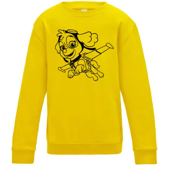 Детский Свитшот Скай Солнечно желтый фото