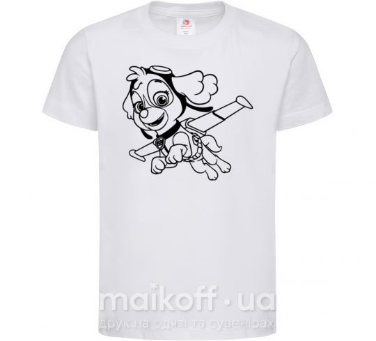 Дитяча футболка Скай Білий фото