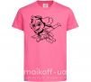 Детская футболка Скай Ярко-розовый фото