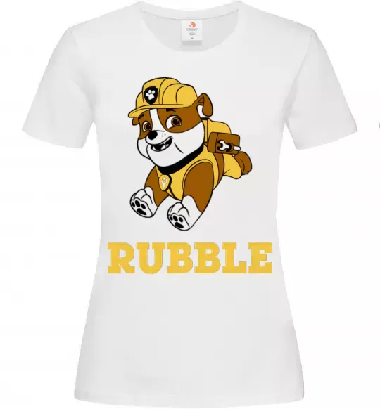 Жіноча футболка Rubble Білий фото